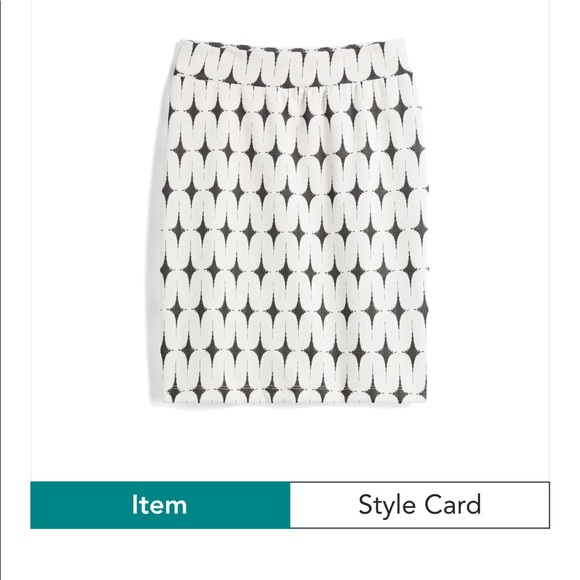 Black and white stitch fix pencil skirt - Picture 1 of 2